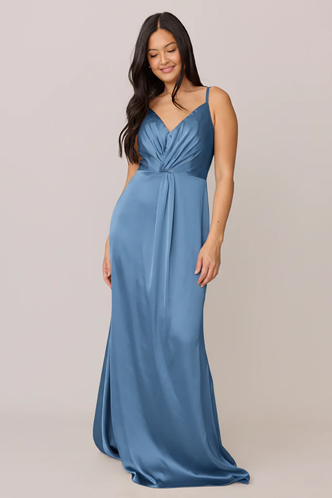 Giada Satin Dress | Made To Order - Image 166