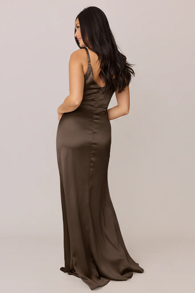 Giada Satin Dress | Made To Order - Image 173