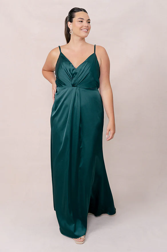 Giada Satin Dress | Made To Order - Image 3