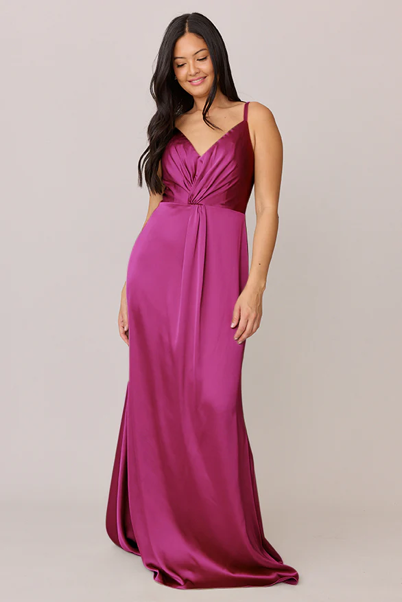 Giada Satin Dress | Made To Order - Image 40