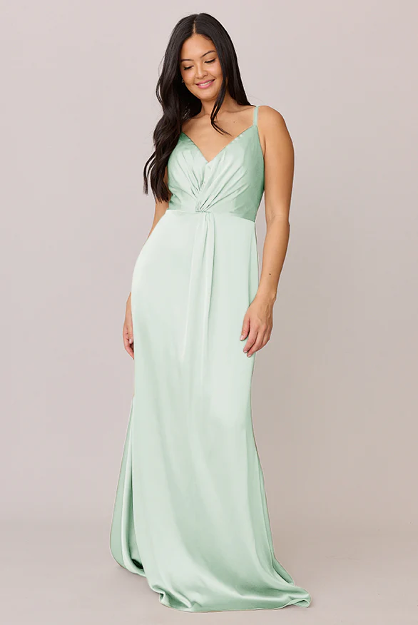 Giada Satin Dress | Made To Order - Image 74