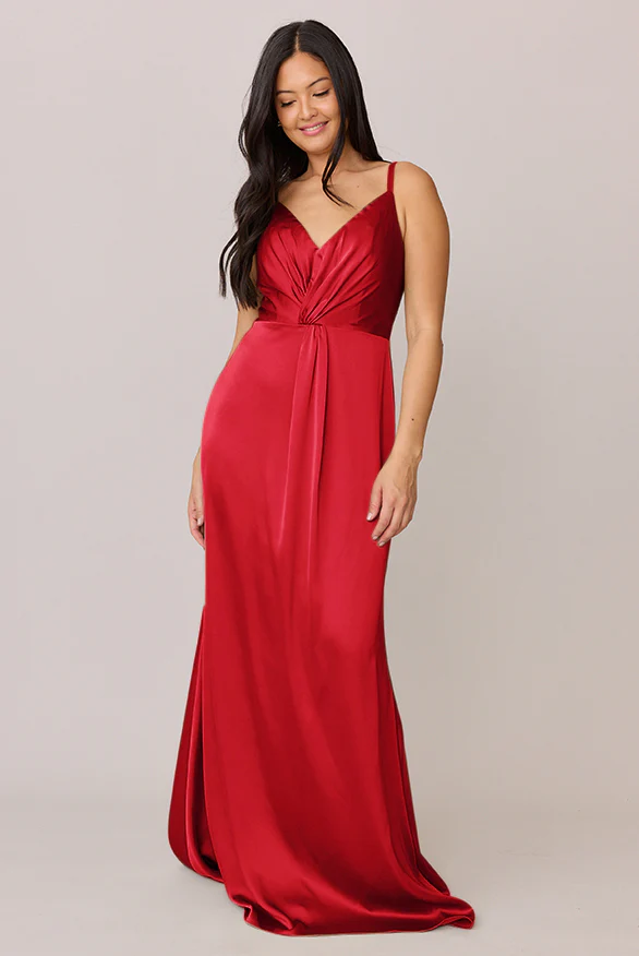 Giada Satin Dress | Made To Order - Image 76