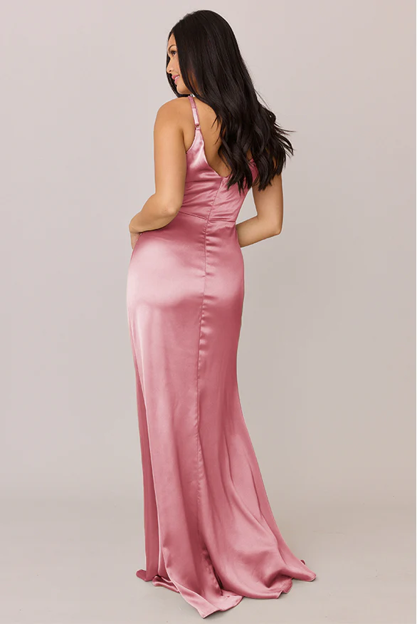 Giada Satin Dress | Made To Order - Image 87