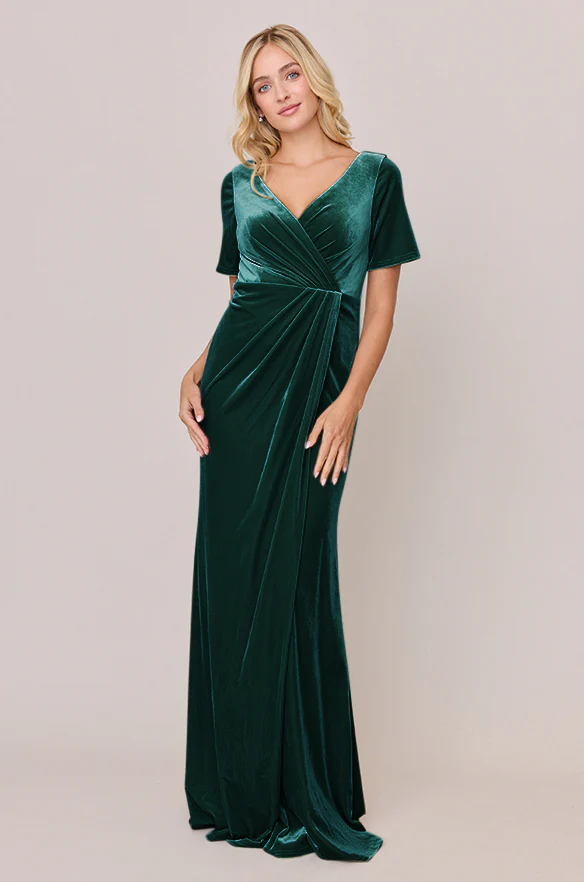 Giselle Velvet Dress | Made To Order - Image 22