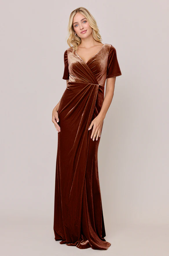 Giselle Velvet Dress | Made To Order - Image 42