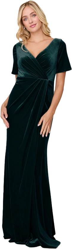 Giselle Velvet Dress | Made To Order - Image 56