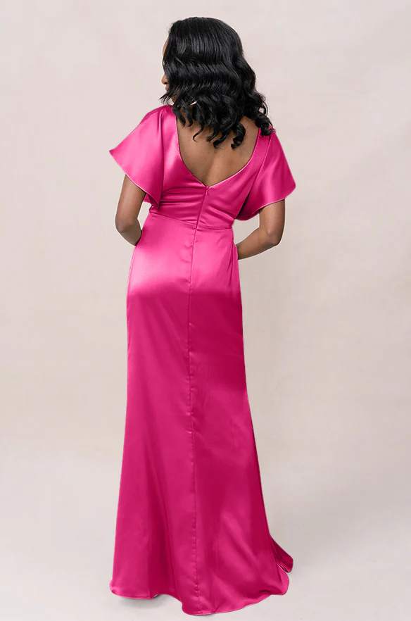 Gwen Satin Dress | Made To Order - Image 109