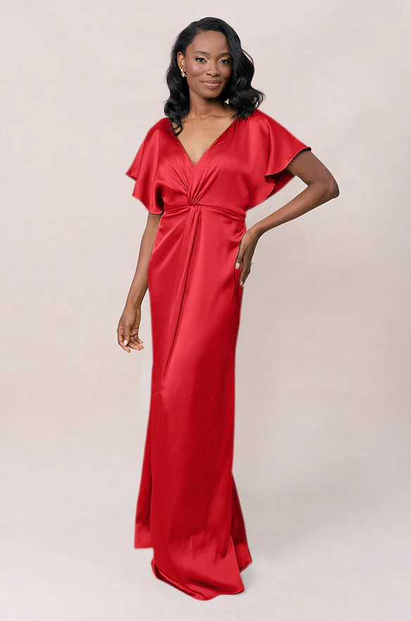 Gwen Satin Dress | Made To Order - Image 120