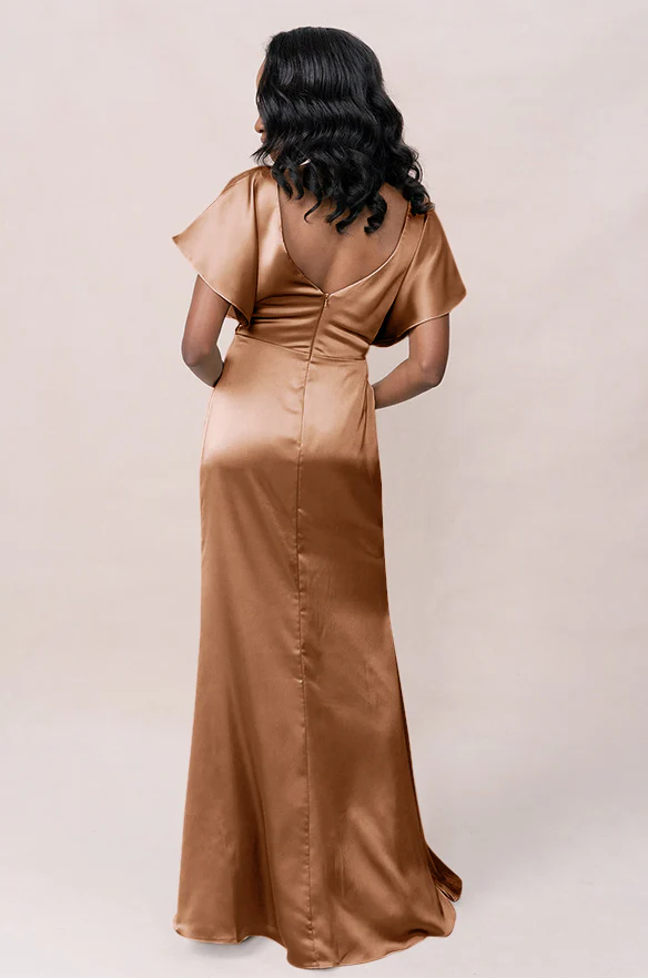 Gwen Satin Dress | Made To Order - Image 143