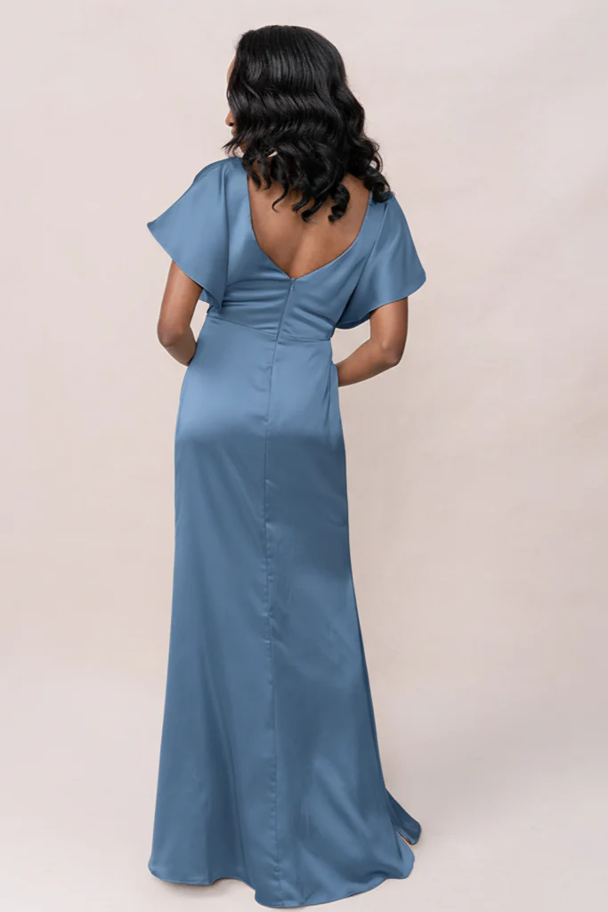 Gwen Satin Dress | Made To Order - Image 160