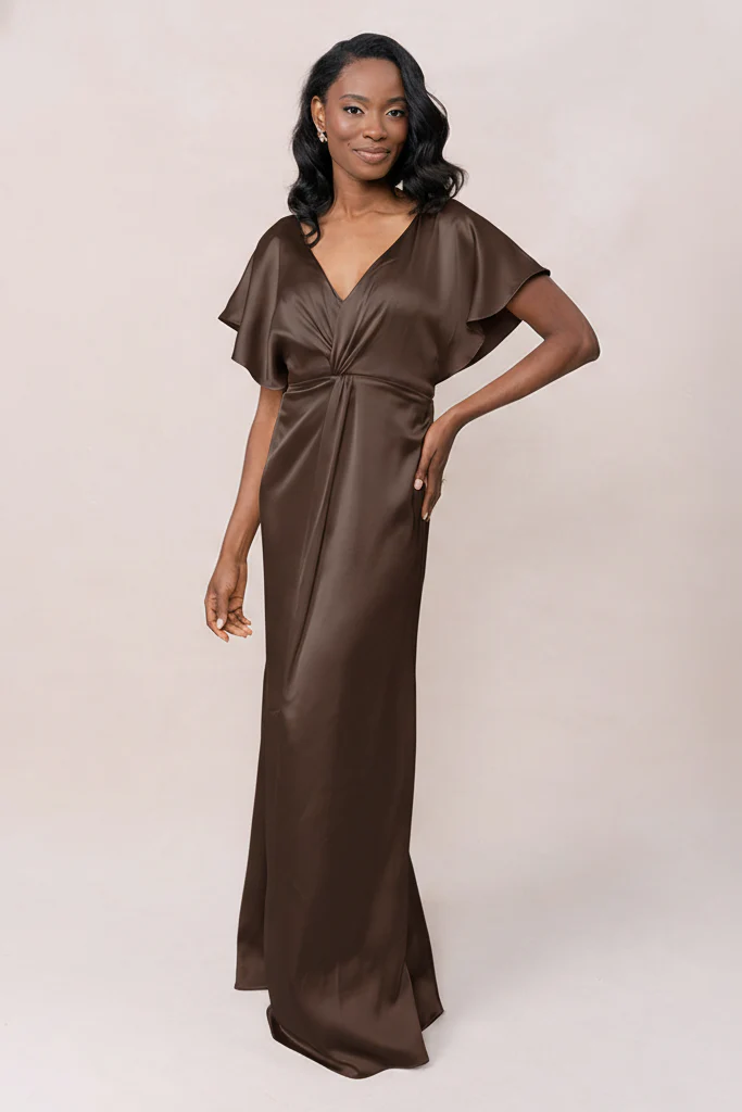 Gwen Satin Dress | Made To Order - Image 167