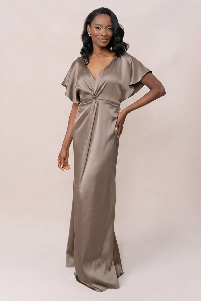 Gwen Satin Dress | Made To Order - Image 168