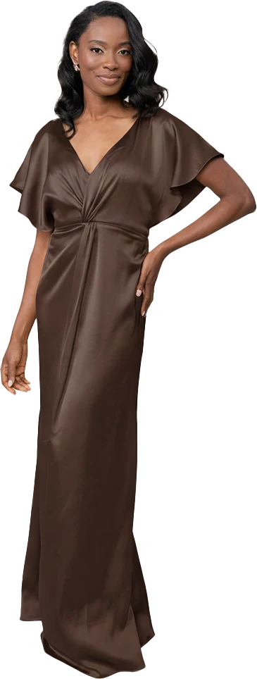 Gwen Satin Dress | Made To Order - Image 170