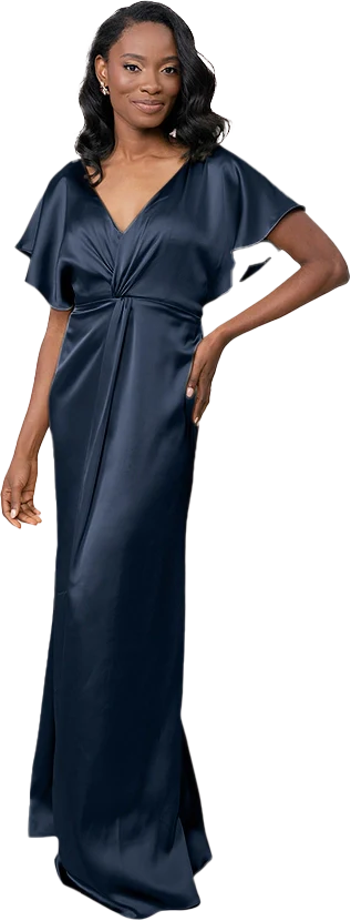 Gwen Satin Dress | Made To Order - Image 45