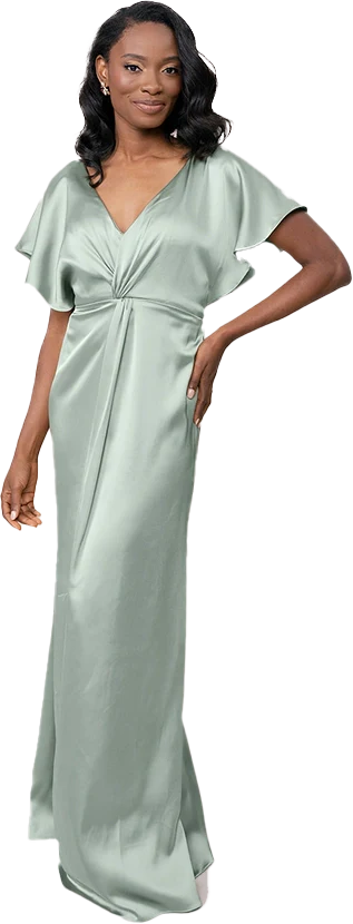 Gwen Satin Dress | Made To Order - Image 48