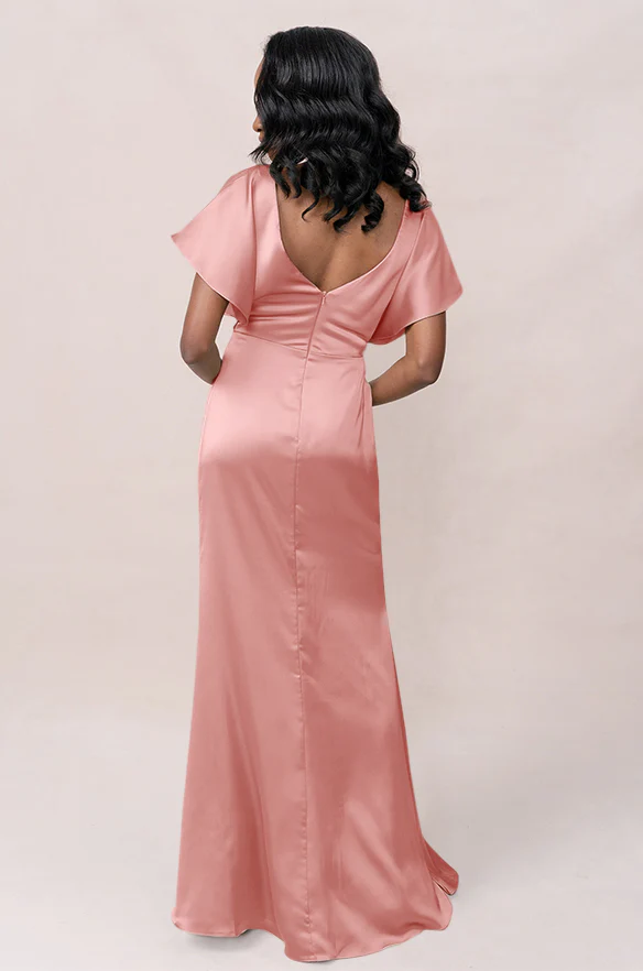 Gwen Satin Dress | Made To Order - Image 65