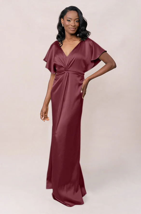 Gwen Satin Dress | Made To Order - Image 66