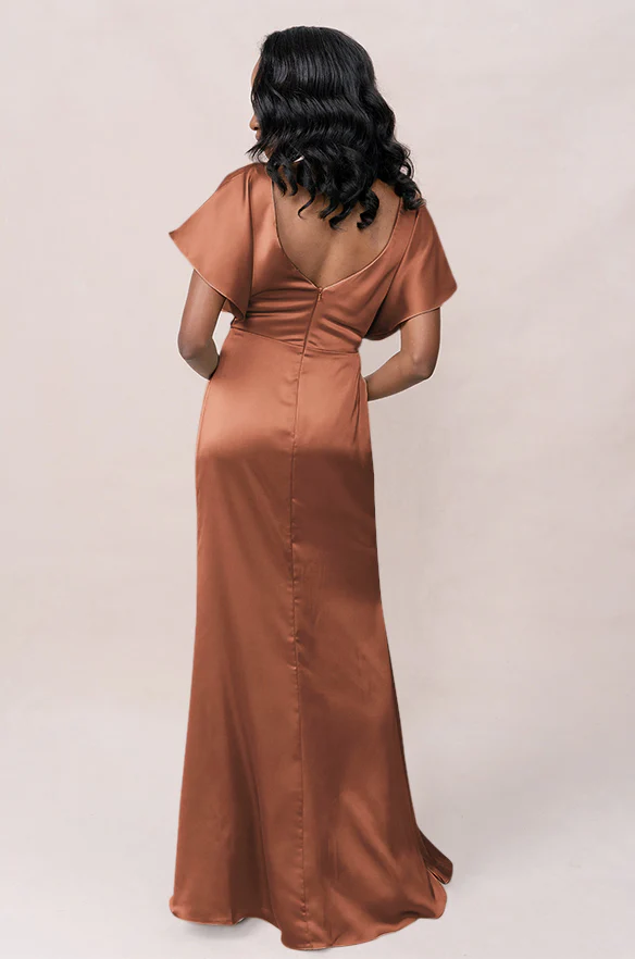 Gwen Satin Dress | Made To Order - Image 73
