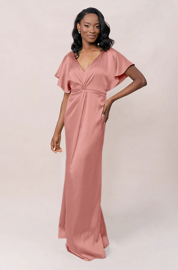Gwen Satin Dress | Made To Order - Image 76