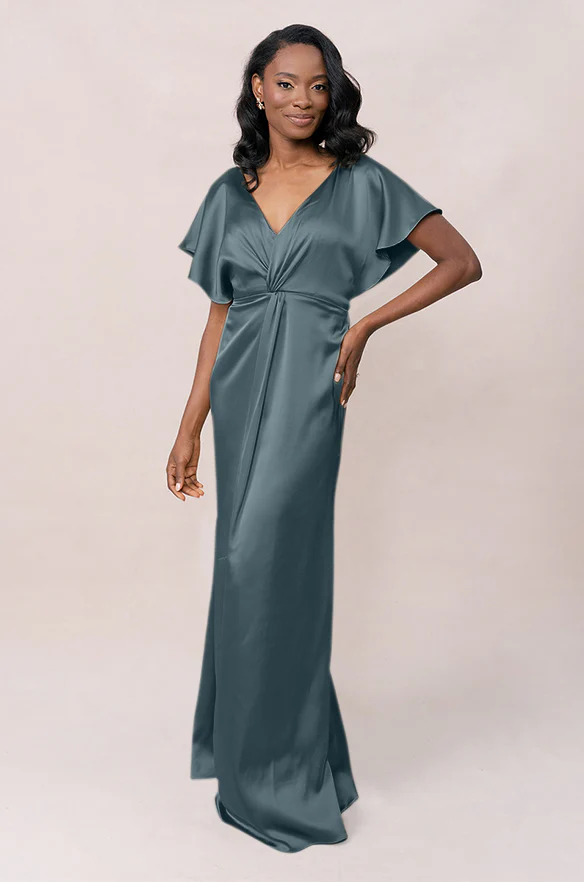 Gwen Satin Dress | Made To Order - Image 84