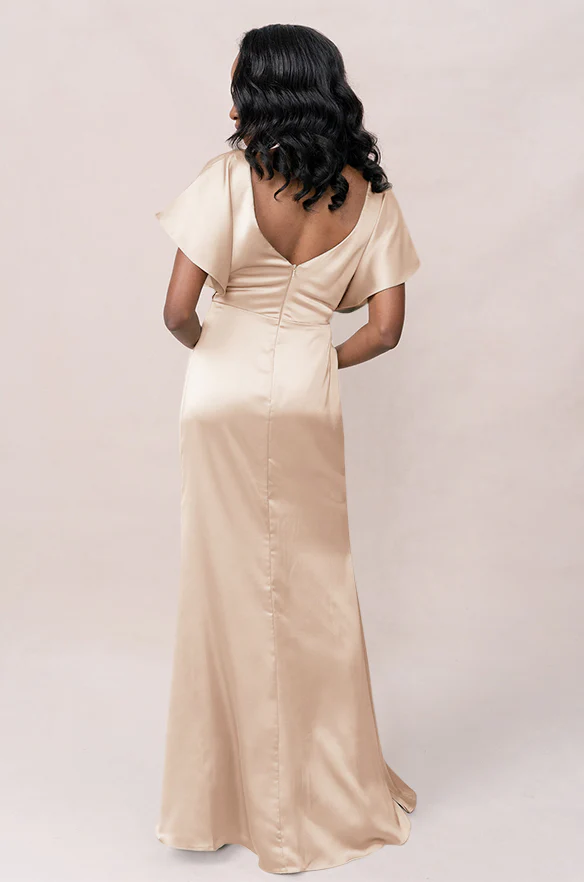 Gwen Satin Dress | Made To Order - Image 93