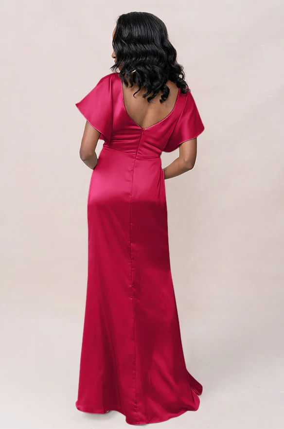 Gwen Satin Dress | Made To Order - Image 97
