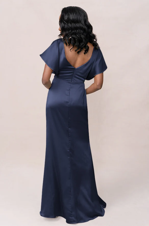 Gwen Satin Dress | Made To Order - Image 99