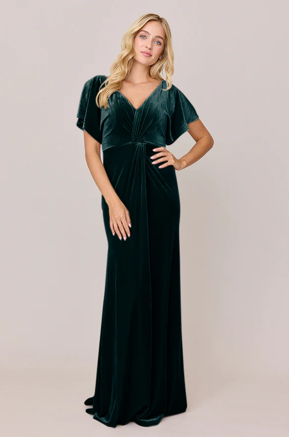 Gwen Velvet Dress | Made To Order - Image 16