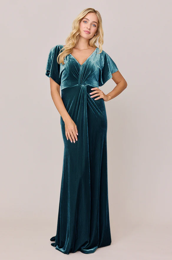 Gwen Velvet Dress | Made To Order - Image 18