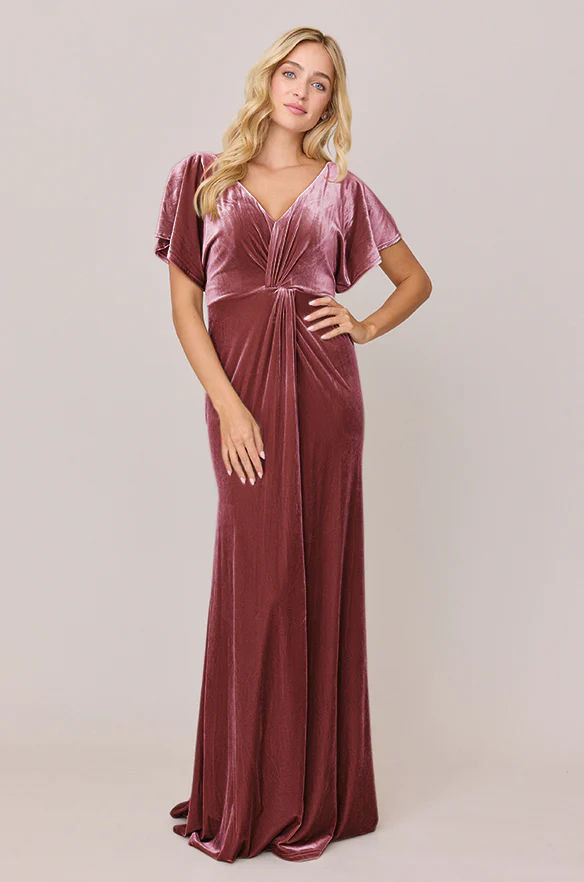Gwen Velvet Dress | Made To Order - Image 22