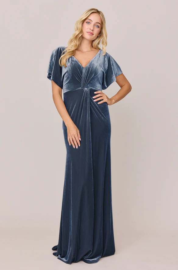 Gwen Velvet Dress | Made To Order - Image 28