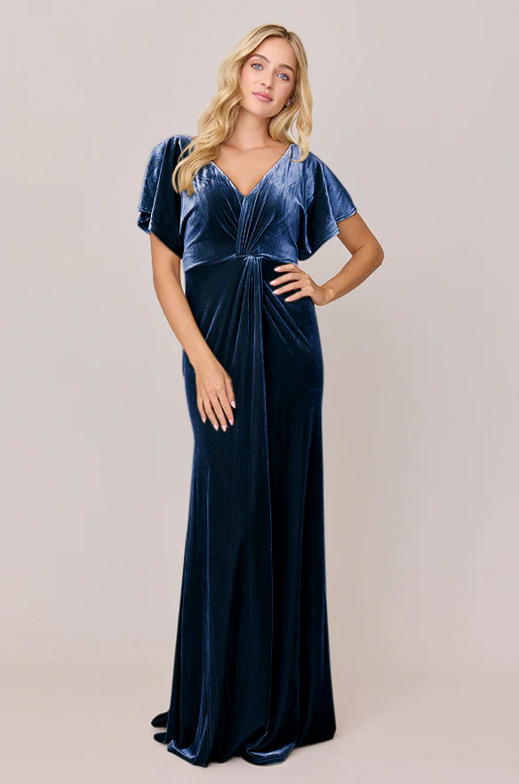 Gwen Velvet Dress | Made To Order - Image 42