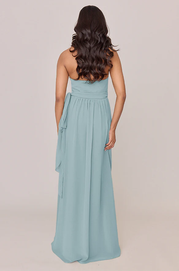 Hannah Chiffon Faux Wrap Dress | Made To Order - Image 108