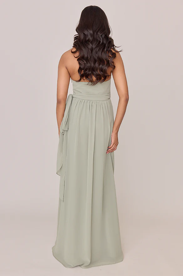 Hannah Chiffon Faux Wrap Dress | Made To Order - Image 130