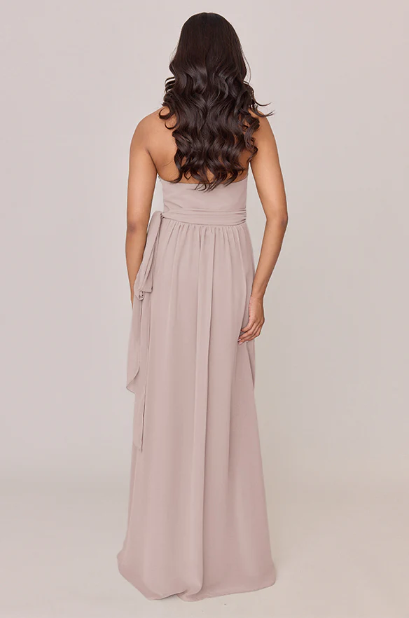 Hannah Chiffon Faux Wrap Dress | Made To Order - Image 134