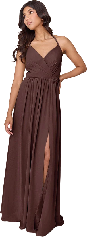 Hannah Chiffon Faux Wrap Dress | Made To Order - Image 28