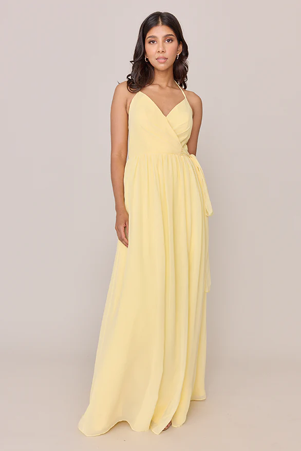 Hannah Chiffon Faux Wrap Dress | Made To Order - Image 5