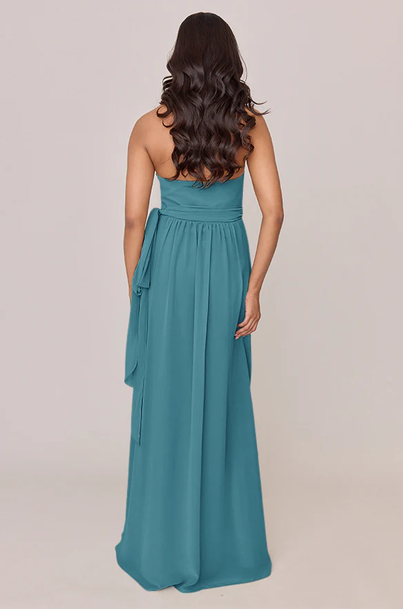 Hannah Chiffon Faux Wrap Dress | Made To Order - Image 70