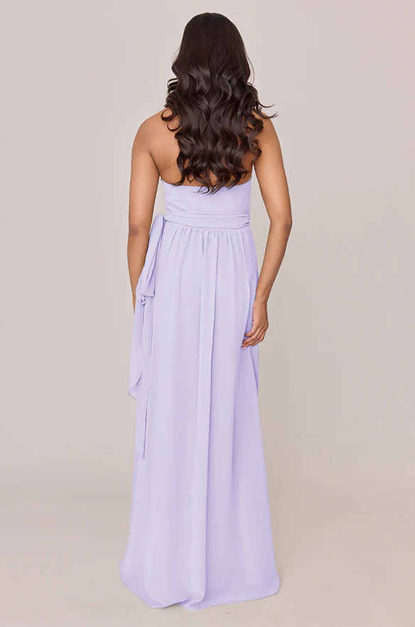 Hannah Chiffon Faux Wrap Dress | Made To Order - Image 90