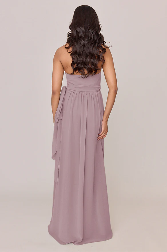 Hannah Chiffon Faux Wrap Dress | Made To Order - Image 98