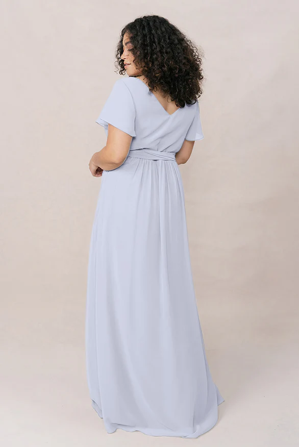Harper Chiffon Faux Wrap Dress | Made To Order - Image 62