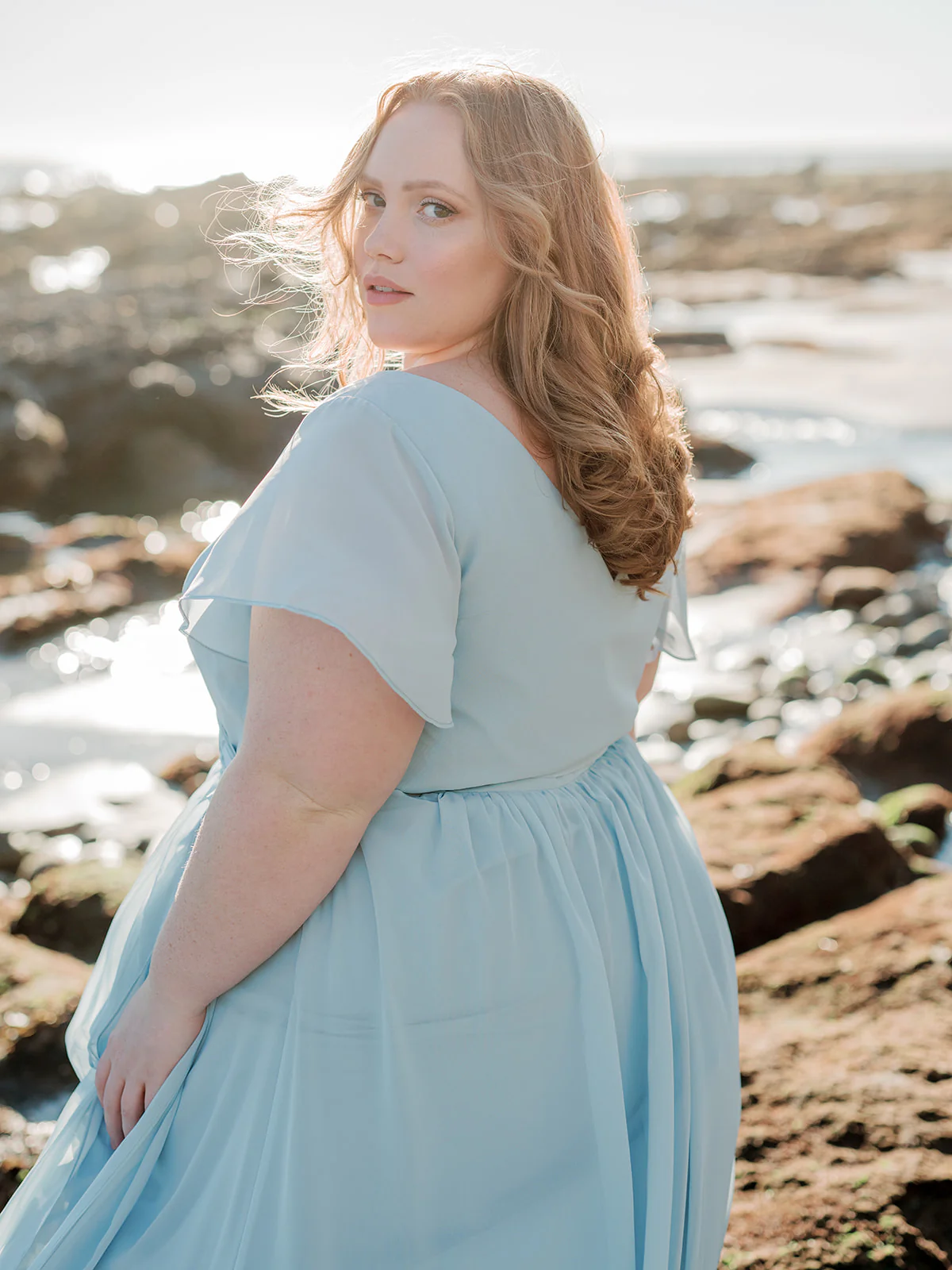 Harper Chiffon Faux Wrap Dress | Made To Order - Image 8