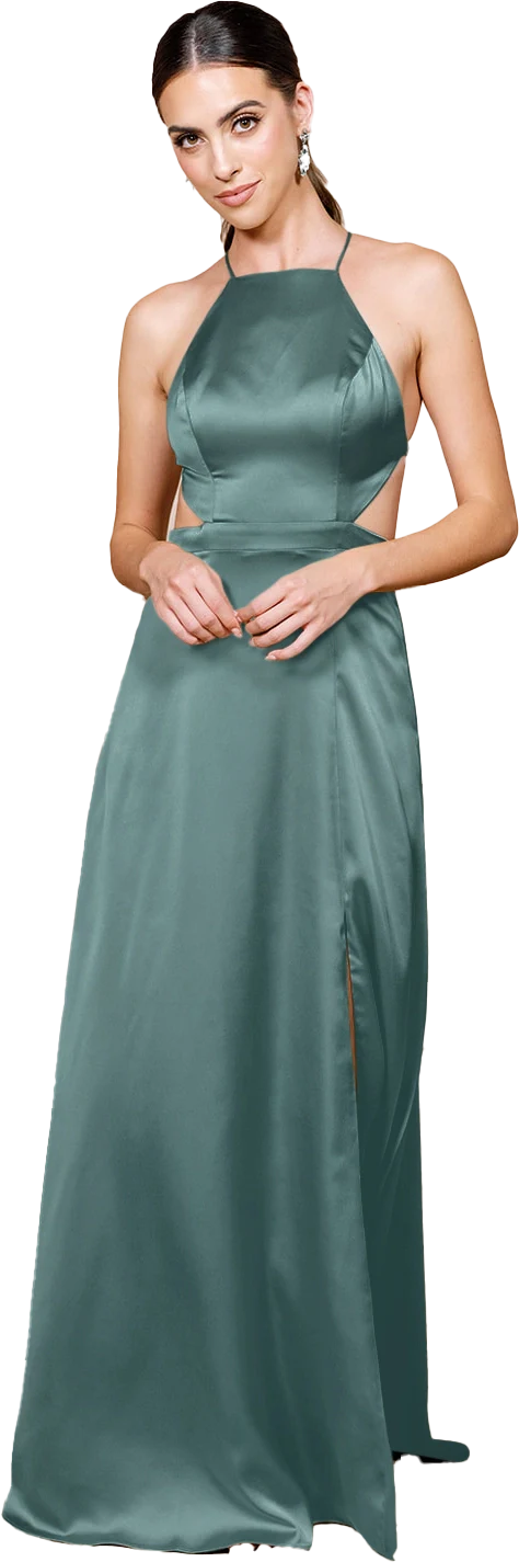 Haven Satin Dress | Made To Order - Image 157