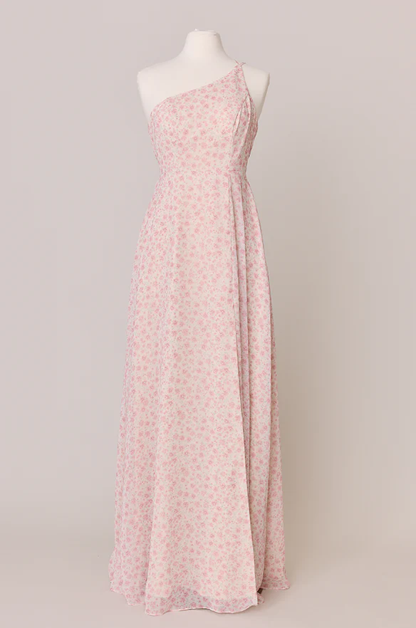 Inez Chiffon Floral Print Dress | Made To Order - Image 26