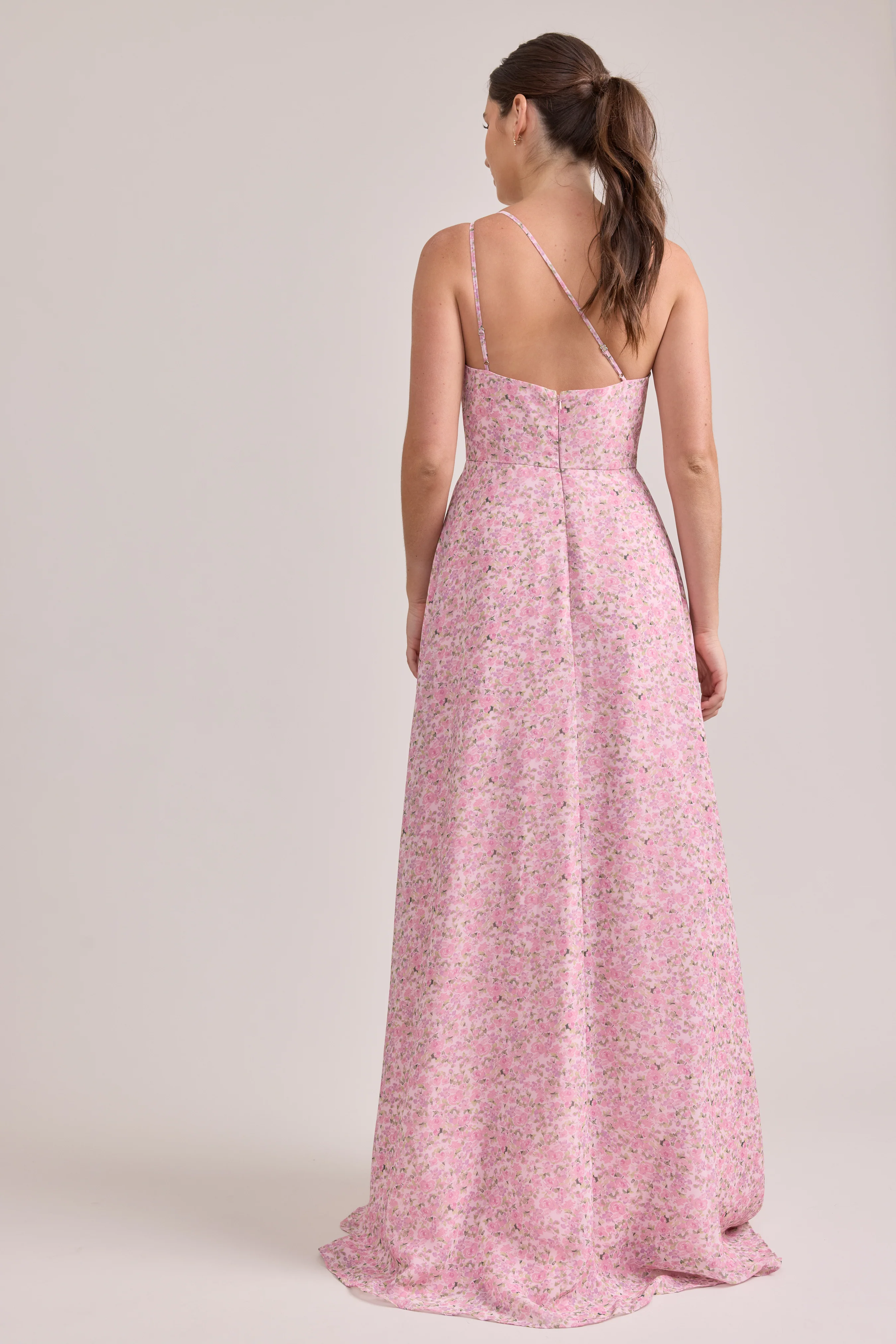 Inez Chiffon Floral Print Dress | Made To Order - Image 53