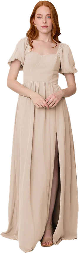 Isabella Chiffon Dress | Made To Order - Image 105