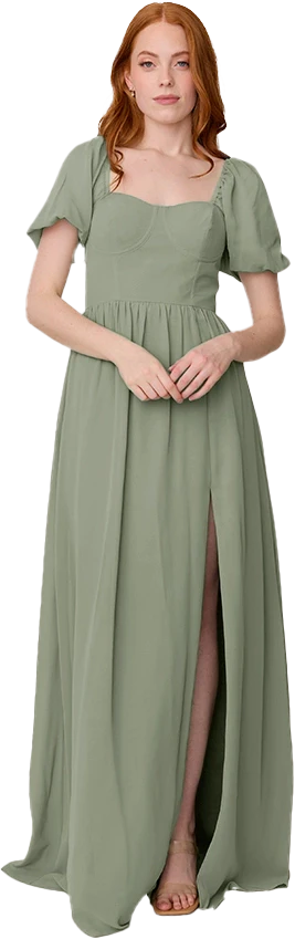 Isabella Chiffon Dress | Made To Order - Image 125
