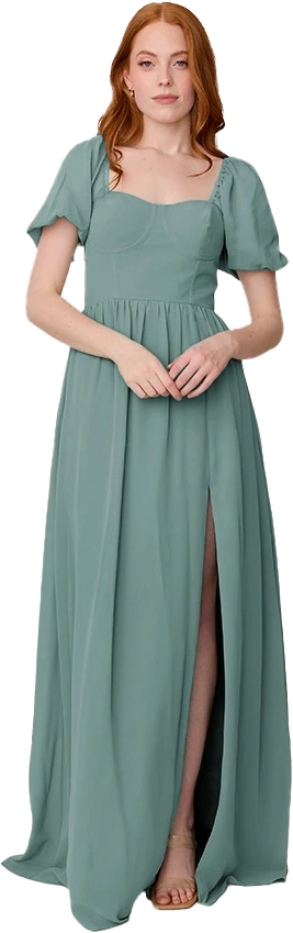 Isabella Chiffon Dress | Made To Order - Image 133