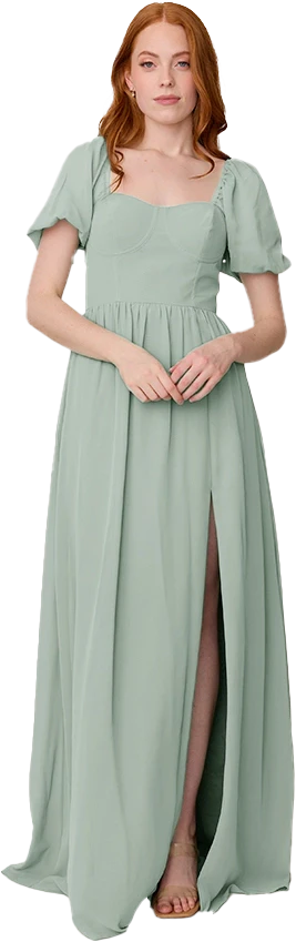 Isabella Chiffon Dress | Made To Order - Image 138