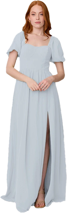 Isabella Chiffon Dress | Made To Order - Image 141